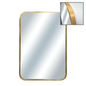 Стенно огледало със златна рамка 50x70x4см