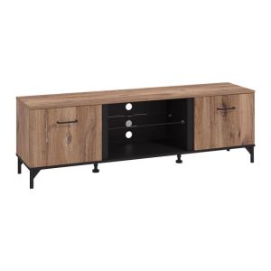 ТВ мебел 'Corsica' 170 в цвят дъб-черно 170.5x42x53.5см