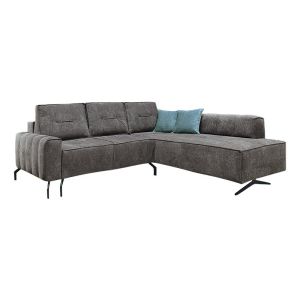 Ъглов диван Ariella в сив цвят 290x210x110cm