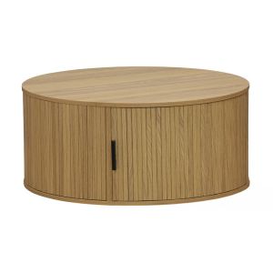 Холна маса Scandi MDF в натурален цвят D80x35.5cm