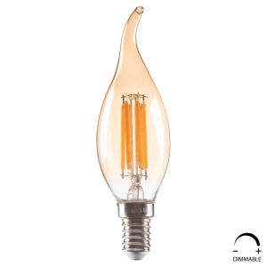 ЛАМПА LED HM4047.02 с жичка 6W E14 3000K GOLD DIMMABLE