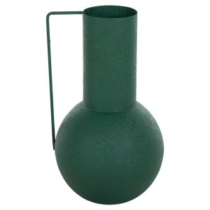 Декоративна метална ваза FLAGON HM4260.03 в зелен цвят Φ26x45Hcm.