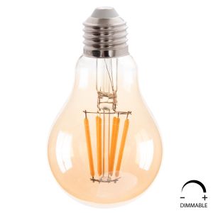 Крушка LED ФИЛАМЕНТ 8W E27 3000K ЗЛАТНА DIMMABLE HM4045