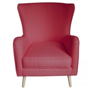  FABRIC ARMCHAIR IN BURGUNDY COLOR 72X65X98 