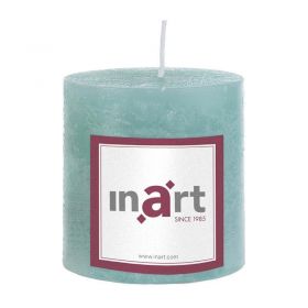 PILLAR SCENTED CANDLE IN MINT COLOR