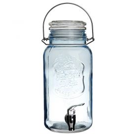 GLASS JAR WITH TAP
 