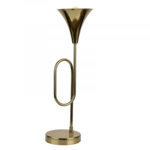 Настолна метална лампа тромпет