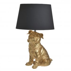 Нощна лампа от полирезин куче