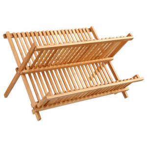 Бамбукова стойка за чинии Labon 42,5x33,5x25,5cm