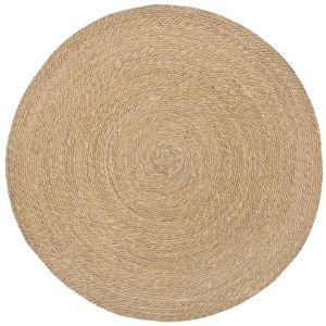 ROUND SEAGRASS FLOOR MAT D 120 CM NATURAL COLOR