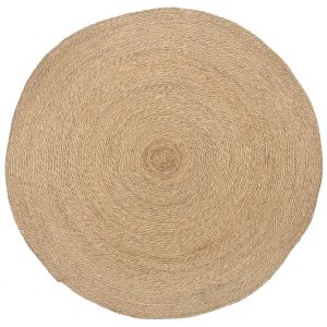 ROUND SEAGRASS FLOOR MAT D 150 CM NATURAL COLOR