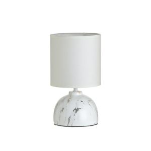 Нощна лампа керамика с мраморна шарка φ17x30