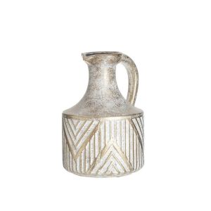 Керамична ваза антично златно φ15x22