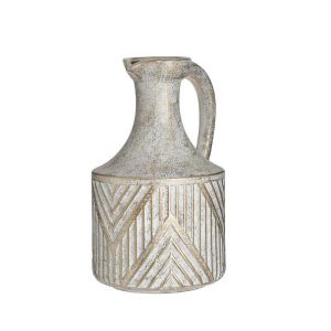 Керамична ваза антично златно φ16χ28