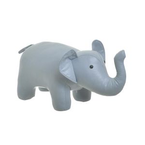 FABRIC ELEPHANT STOOL FOR KIDS BLUE 62X28X35
