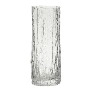 Стъклена ваза прозрачна φ10χ25