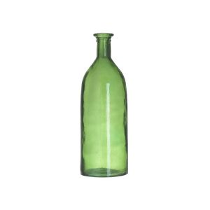 Стъклена ваза зелена Φ12X35