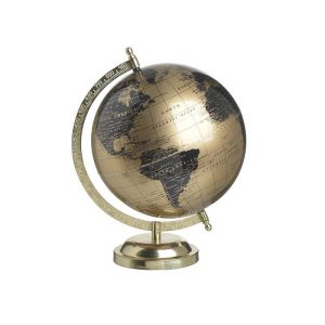 METAL/PVC GLOBE GOLDEN/BLACK Φ20X32