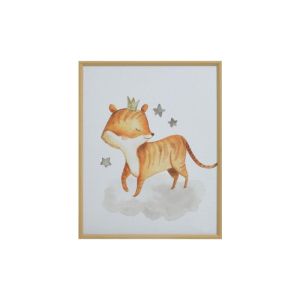 PL WALL ART WITH FRAME CAT FOR KIDS 24X2X30
