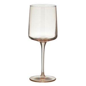 Стъклени чаши за вино 6бр розови 340CC Φ7X20