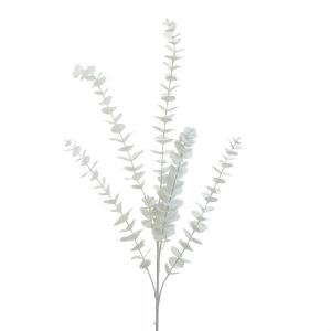 Клонка изкуствено растение бял цвят H90