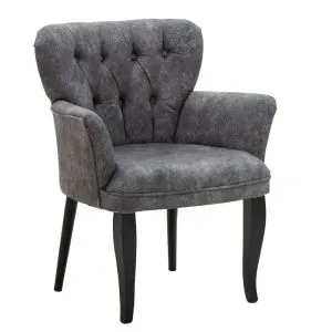 КРЕСЛО SAMARA С БЕЖОВА ТЕКСТИЛНА ДАМАСКА 67X62X78CM