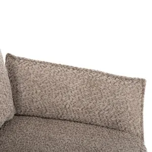 Трапезно кресло Zorin бежова дамаска-черна метална база 64x66x94,5hcm Hm9846,07