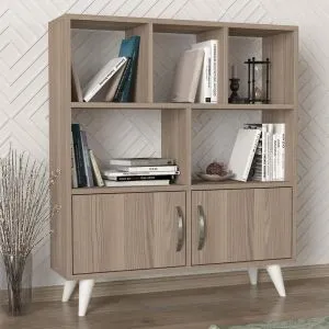 Shelf Orbit gray oak 90*22*105