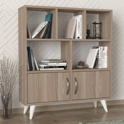 Shelf Orbit gray oak 90*22*105