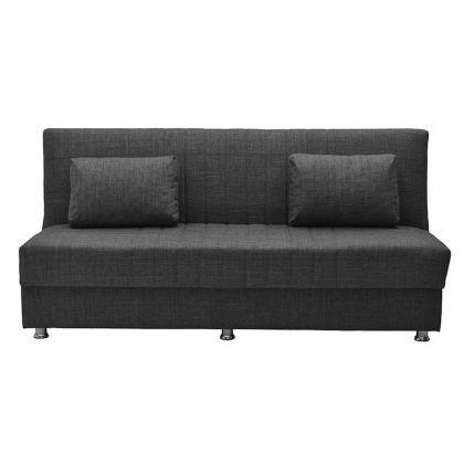 3 SEATER SOFA/BED BLACK 190Χ86Χ90/45 (190X110X45)