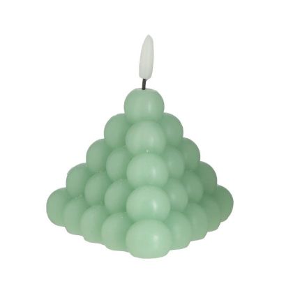 PARAFFIN LED CANDLE LIGHT BLUE (NOT INCLUDED BATTERIES) 12X11X9