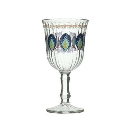 S/6 XMAS WINE GLASS 240CC Φ8x16