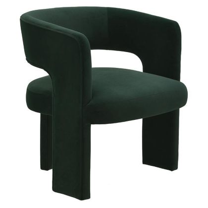 VELVET ARMCHAIR WHITE 64X66X77