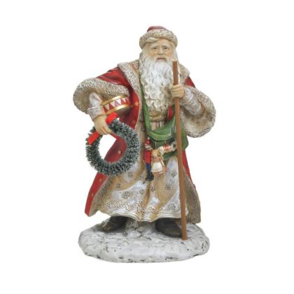 RESIN SANTA MULTICOLOR 16X14X25