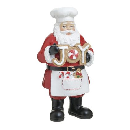 RESIN SANTA RED/WHITE 16X13X30