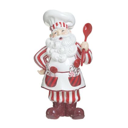 RESIN SANTA RED/WHITE 26X20X47