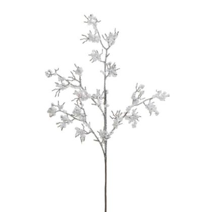 PL/POLYFOAM FLOWER WITH FRUIT WHITE H70