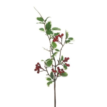 PL BRANCH WITH FRUIT GREEN/RED H80