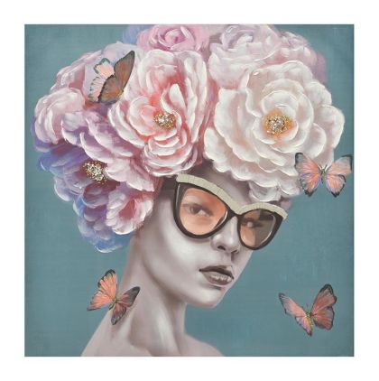 CANVAS WALL ART FEMALE FIGURE 100Χ3Χ100