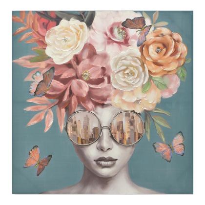 CANVAS WALL ART FEMALE FIGURE 100Χ3Χ100