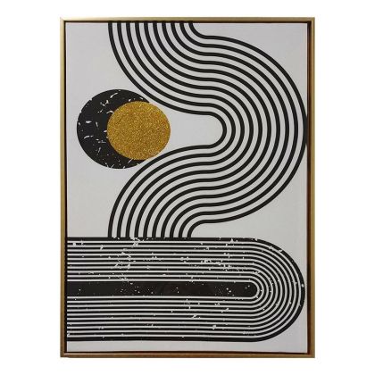 CANVAS WALL ART LINES/CIRCLE3S 50X4X70