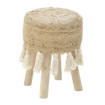 JUTE STOOL NATURAL Φ45Χ30