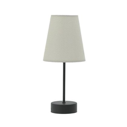 METAL TABLE LUMINAIRE BLACK/CREAM 16X16X30