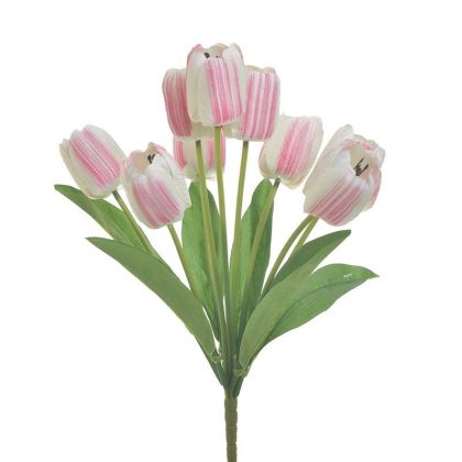 PL FLOWER/BOUQUET PINK/WHITE H42