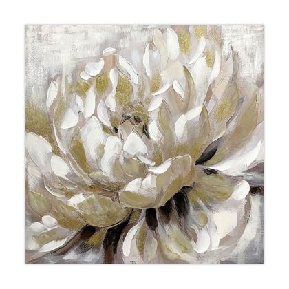 КАРТИНА ЦВЕТЕ 35299 БЕЖОВО-КАФЯВО-СИВО 80X3X80CM