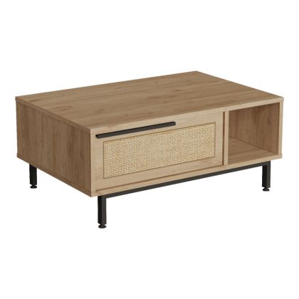 Холна маса Baron с място за съхранение в естествен нюанс 90x60x37.6см