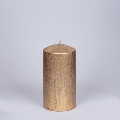 СВЕЩ GOLD RUSTIC 7x14см