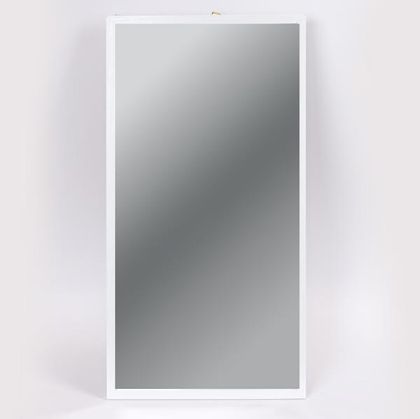 ОГЛЕДАЛО, ПЛАСТМАСОВО, БЯЛО, 30x60см