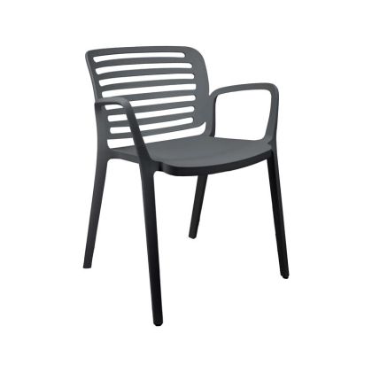 ГРАДИНСКИ СТОЛ FL7109 LAYLA ТЪМНО СИВ ЦВЯТ 55X59X78СМ