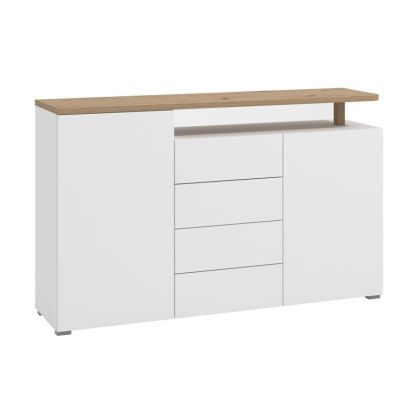 БЮФЕТ ATERNO 154 3K4F2V БЯЛ/ ЦВЯТ 154X40X94СМ